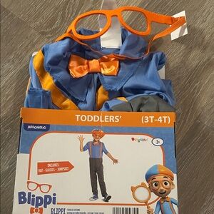 Blippi Toddler Costume Set - Blue and Orange
